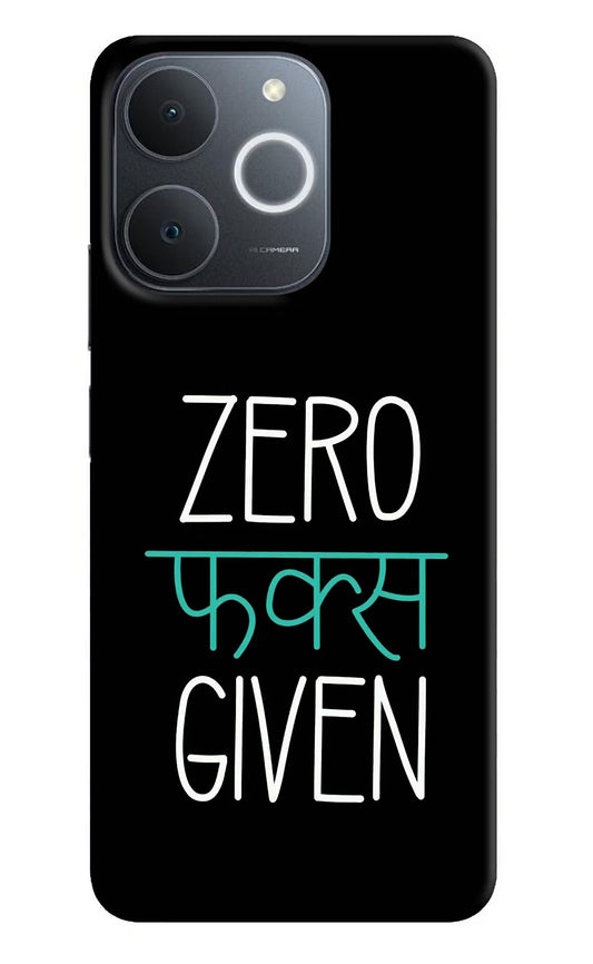 Zero Fucks Given Realme Narzo 80 Lite 5G Back Cover