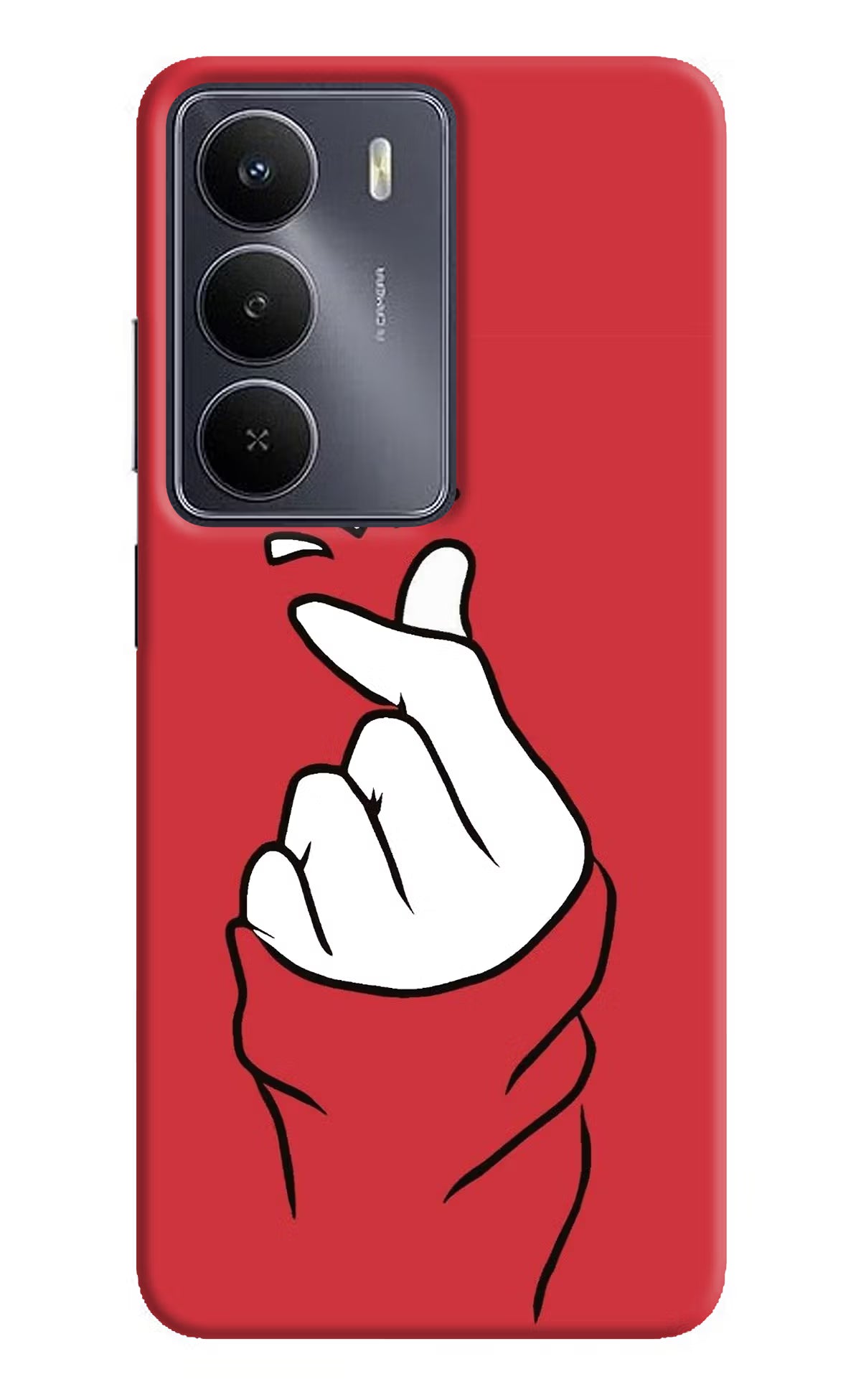 Korean Love Sign Realme Narzo 80 Lite 5G Hard Case Back Cover by Casekaro