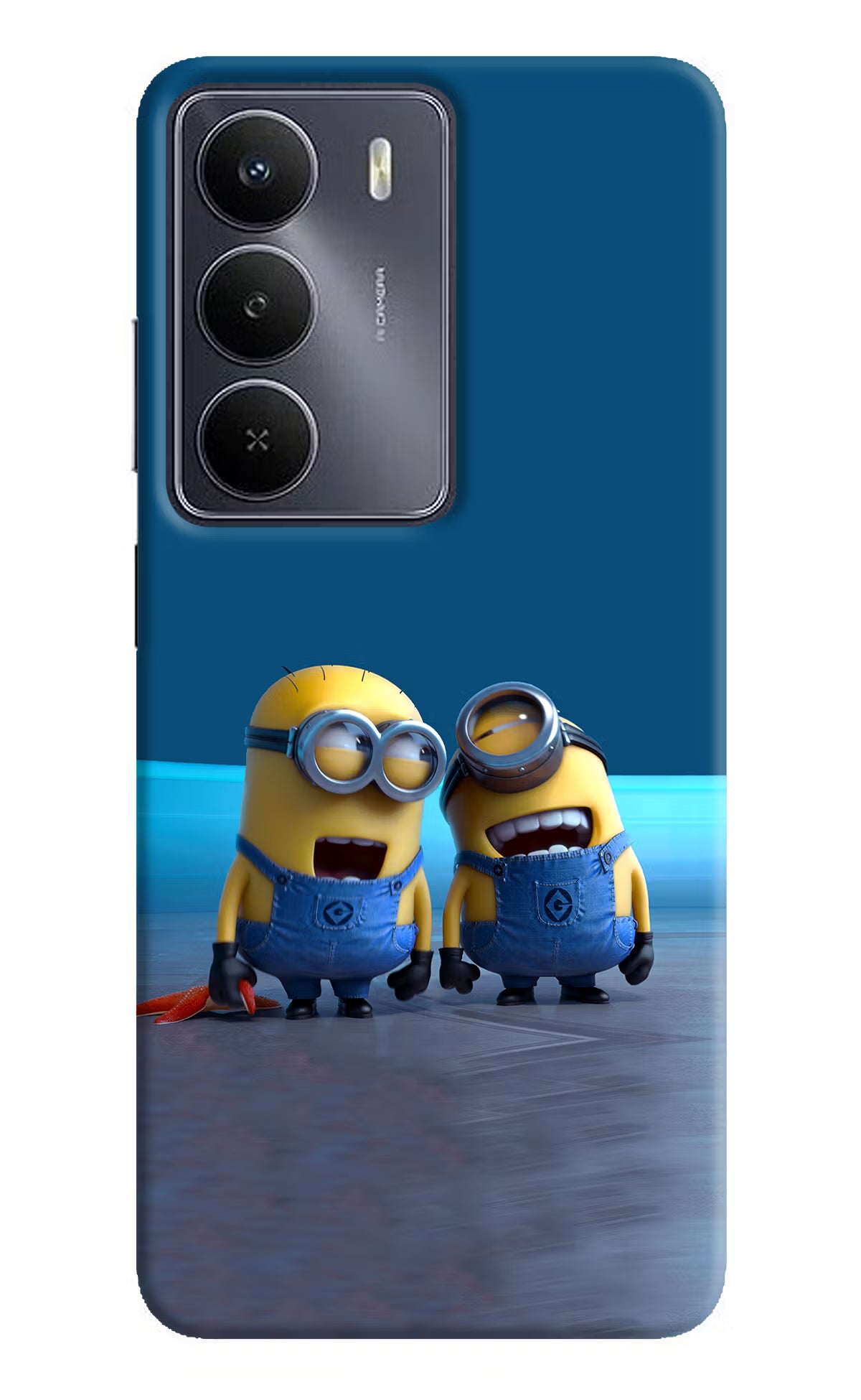 Minion Laughing Realme Narzo 80 Lite 5G Hard Case Back Cover by Casekaro