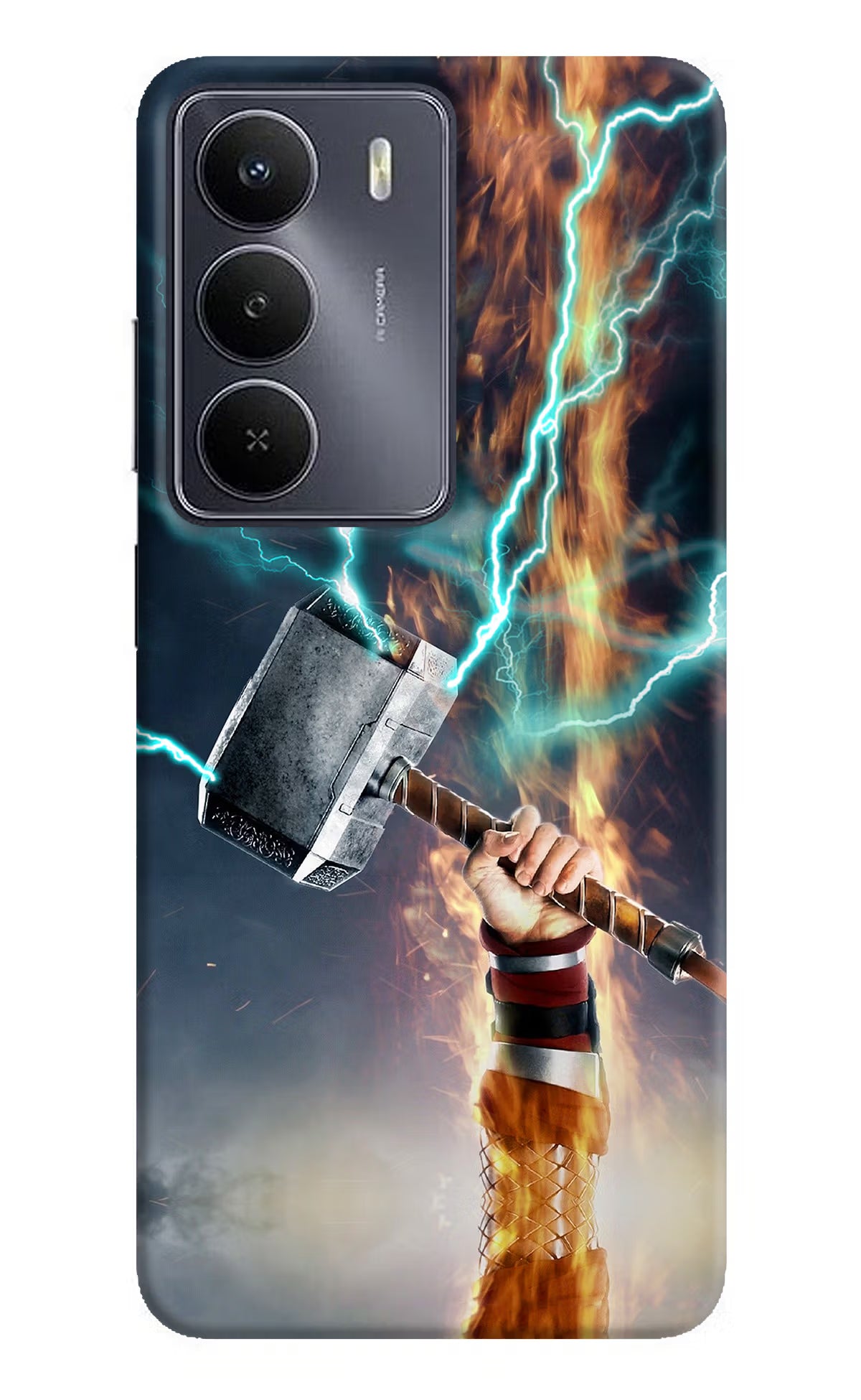 Thor Hammer Mjolnir Realme Narzo 80 Lite 5G Hard Case Back Cover by Casekaro