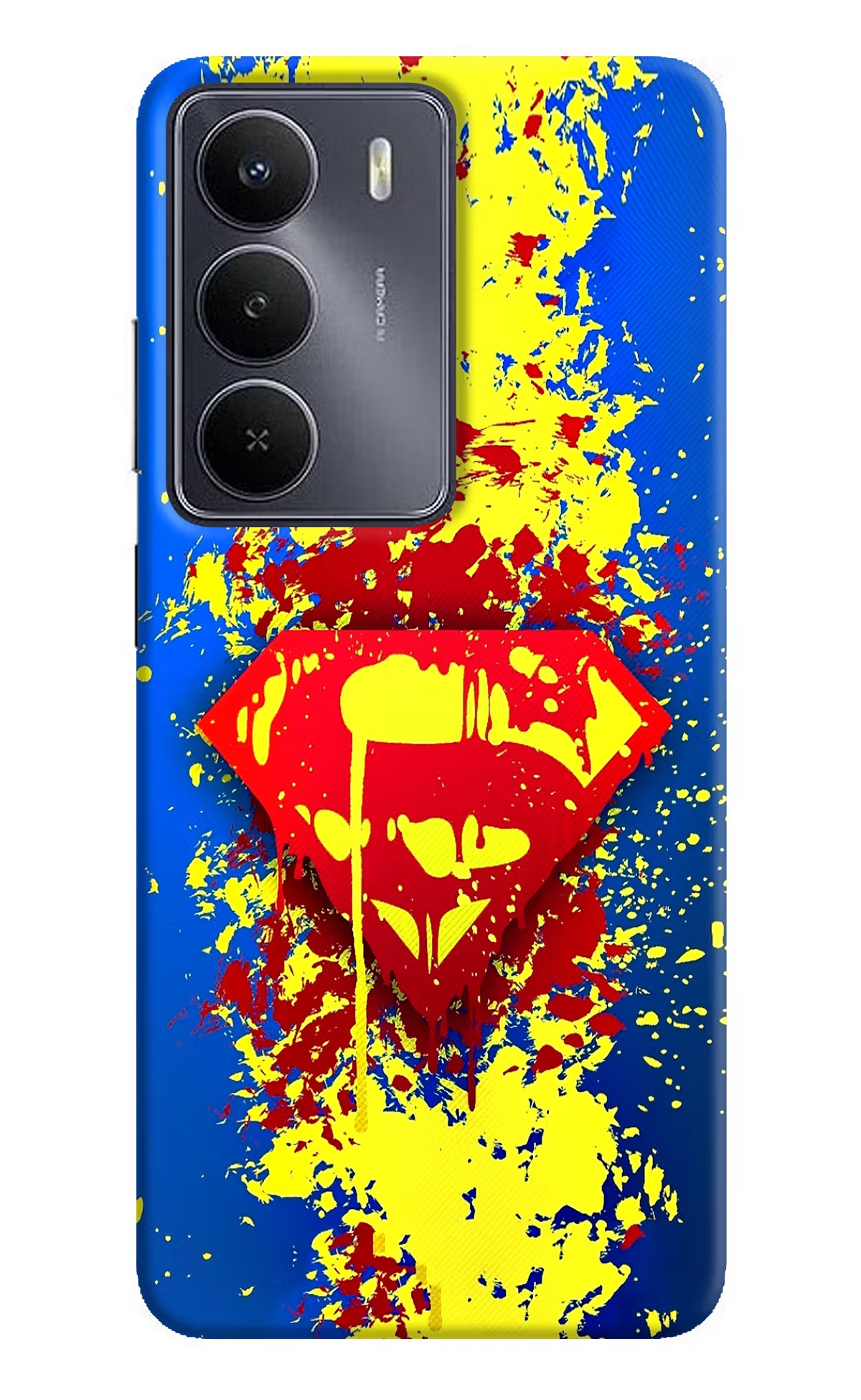 Superman logo Realme Narzo 80 Lite 5G Hard Case Back Cover by Casekaro