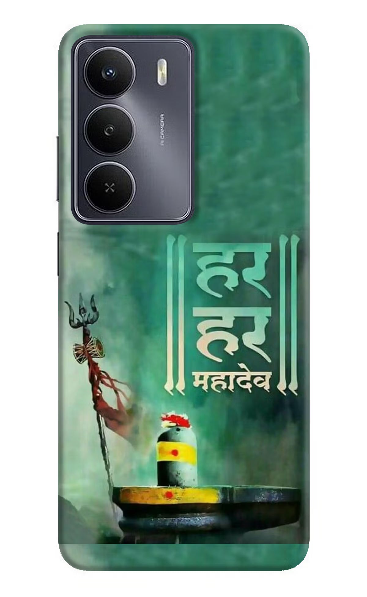 Har Har Mahadev Shivling Realme Narzo 80 Lite 5G Hard Case Back Cover by Casekaro