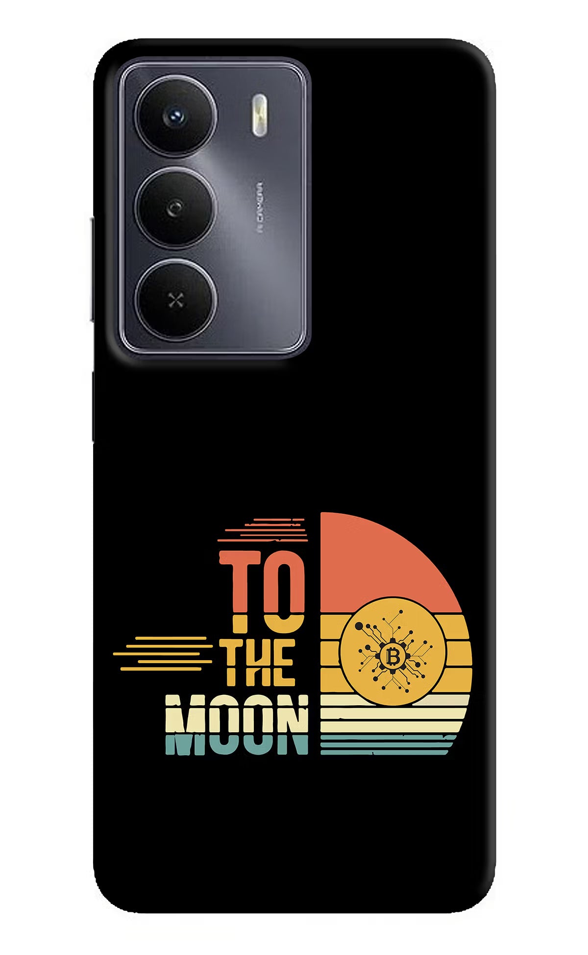 To the Moon Realme Narzo 80 Lite 5G Hard Case Back Cover by Casekaro