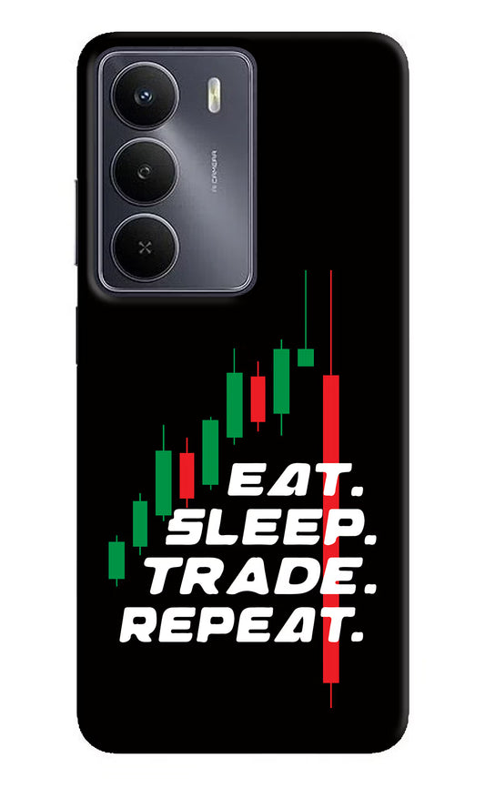 Eat Sleep Trade Repeat Realme Narzo 80 Lite 5G Hard Case Back Cover by Casekaro