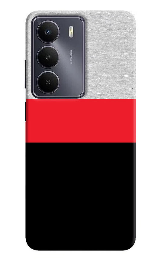 Tri Color Pattern Realme Narzo 80 Lite 5G Hard Case Back Cover by Casekaro