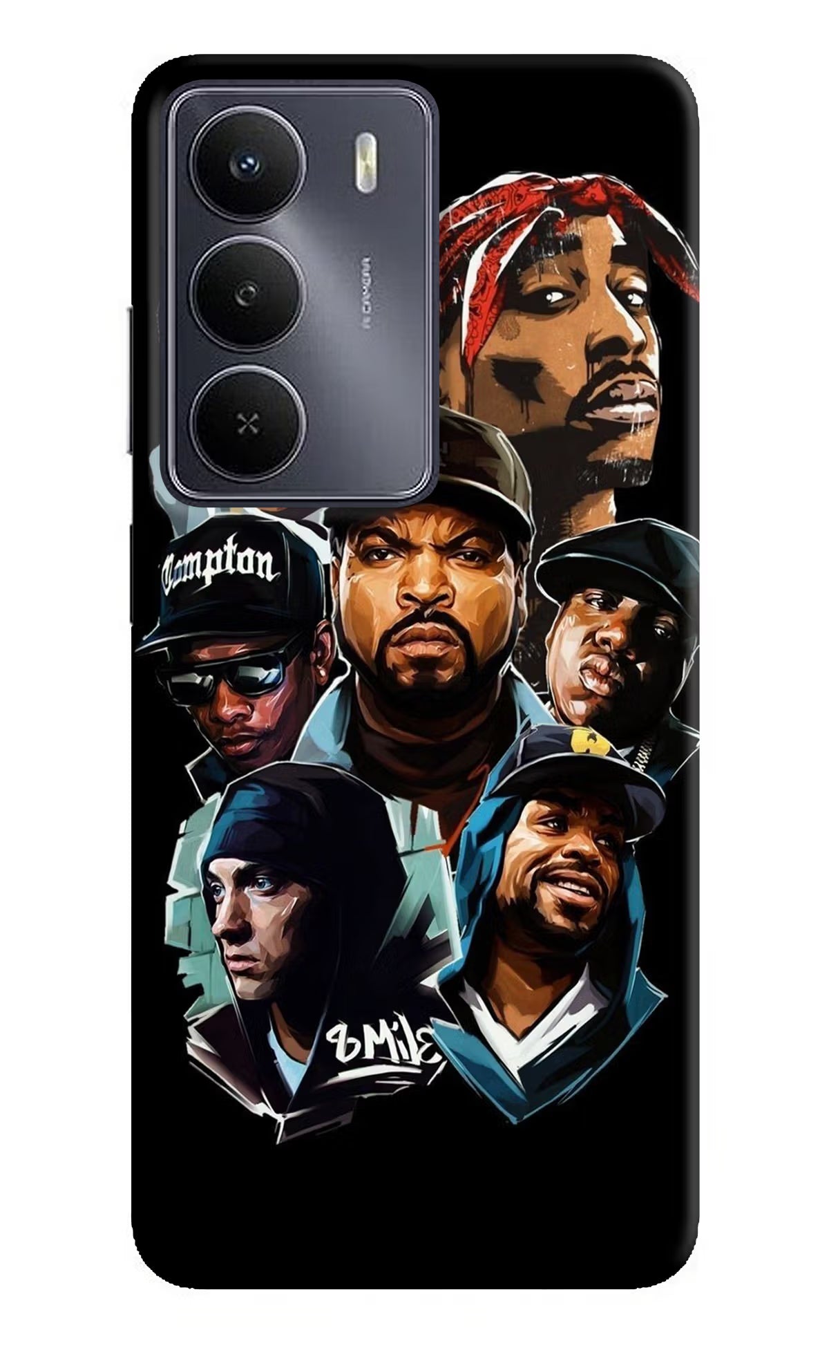 Rappers Realme Narzo 80 Lite 5G Hard Case Back Cover by Casekaro