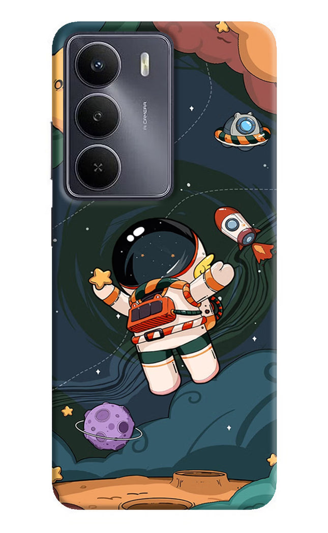 Cartoon Astronaut Realme Narzo 80 Lite 5G Hard Case Back Cover by Casekaro