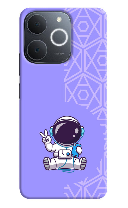 Cute Astronaut Chilling Realme Narzo 80 Lite 5G Back Cover