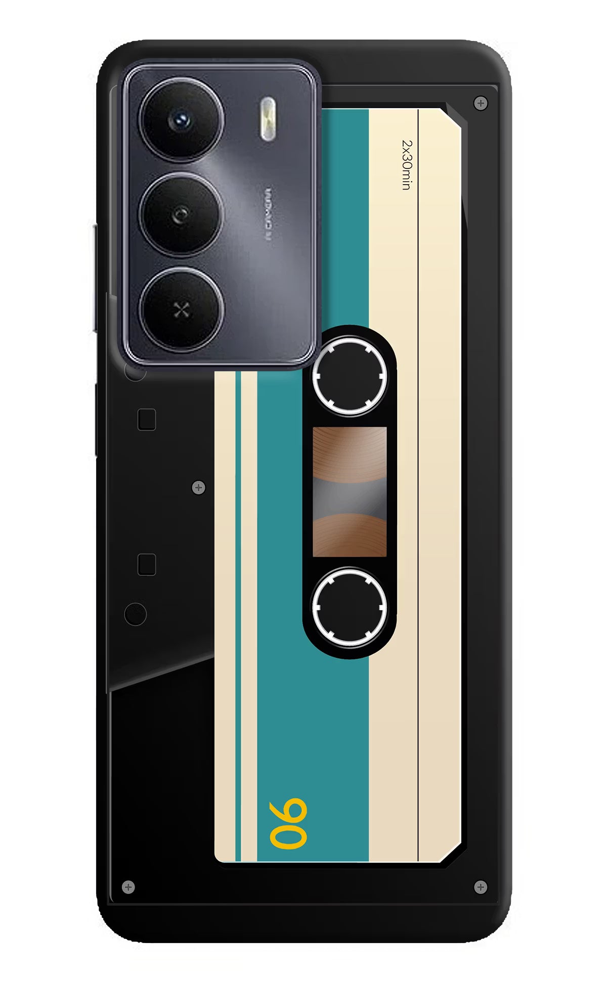 Cassette Realme Narzo 80 Lite 5G Hard Case Back Cover by Casekaro