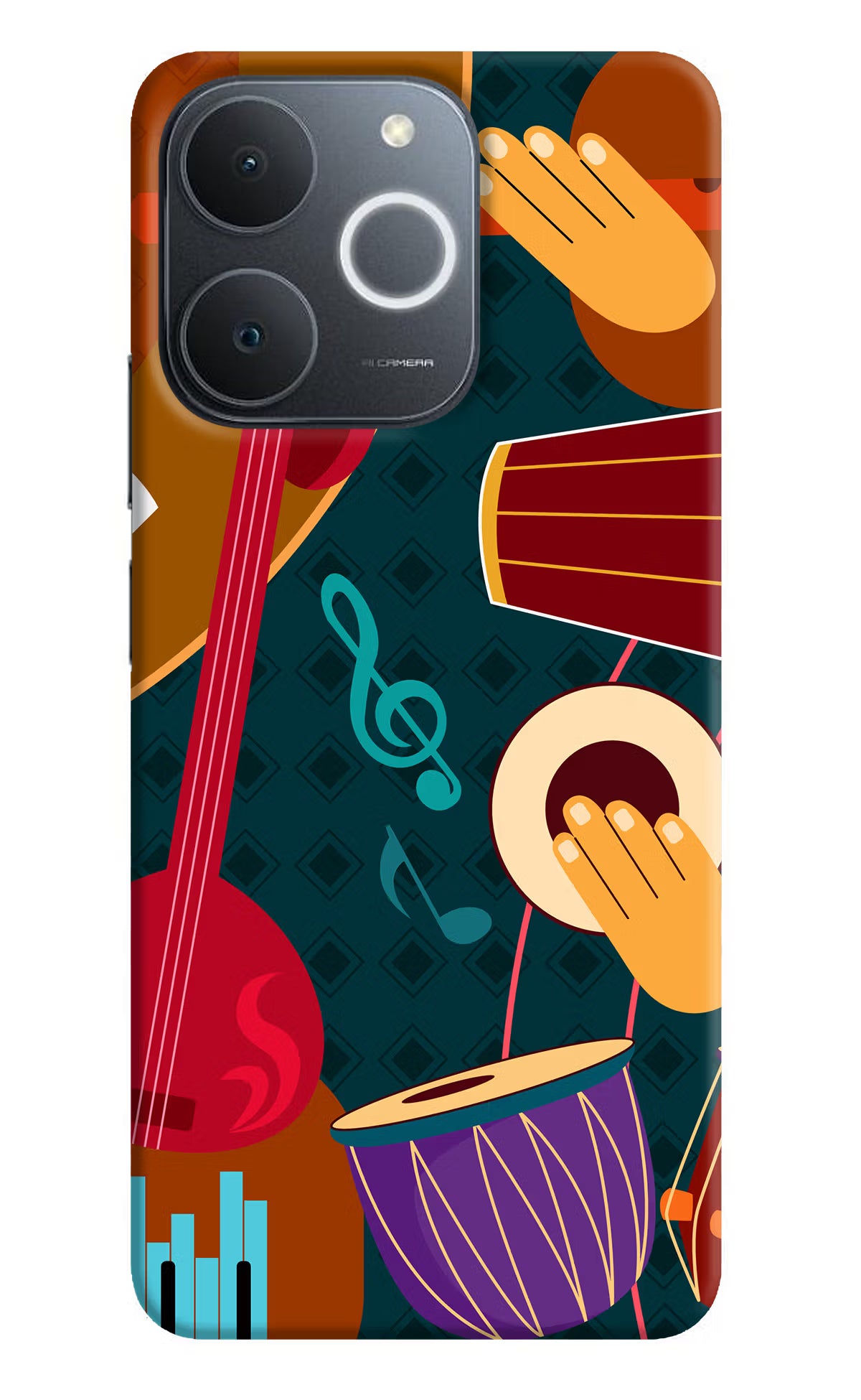 Music Instrument Realme Narzo 80 Lite 5G Back Cover