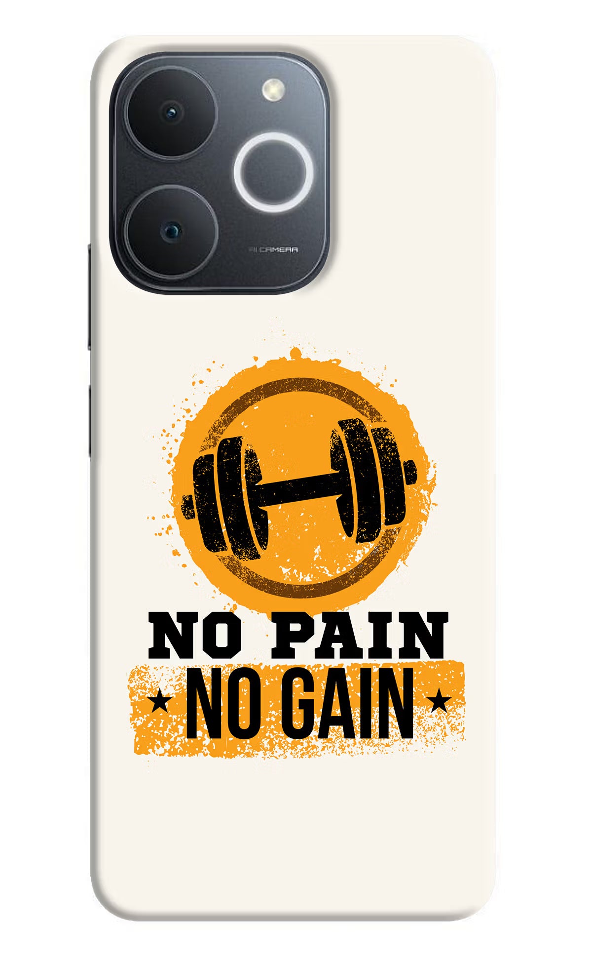 No Pain No Gain Realme Narzo 80 Lite 5G Back Cover