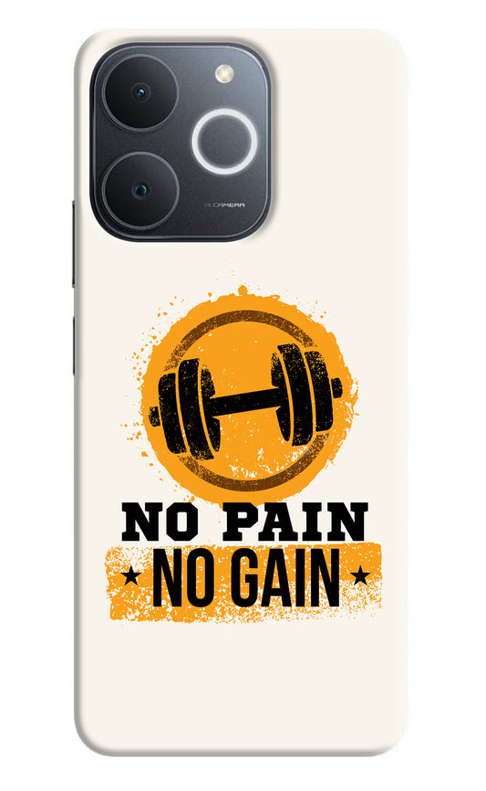 No Pain No Gain Realme Narzo 80 Lite 5G Back Cover