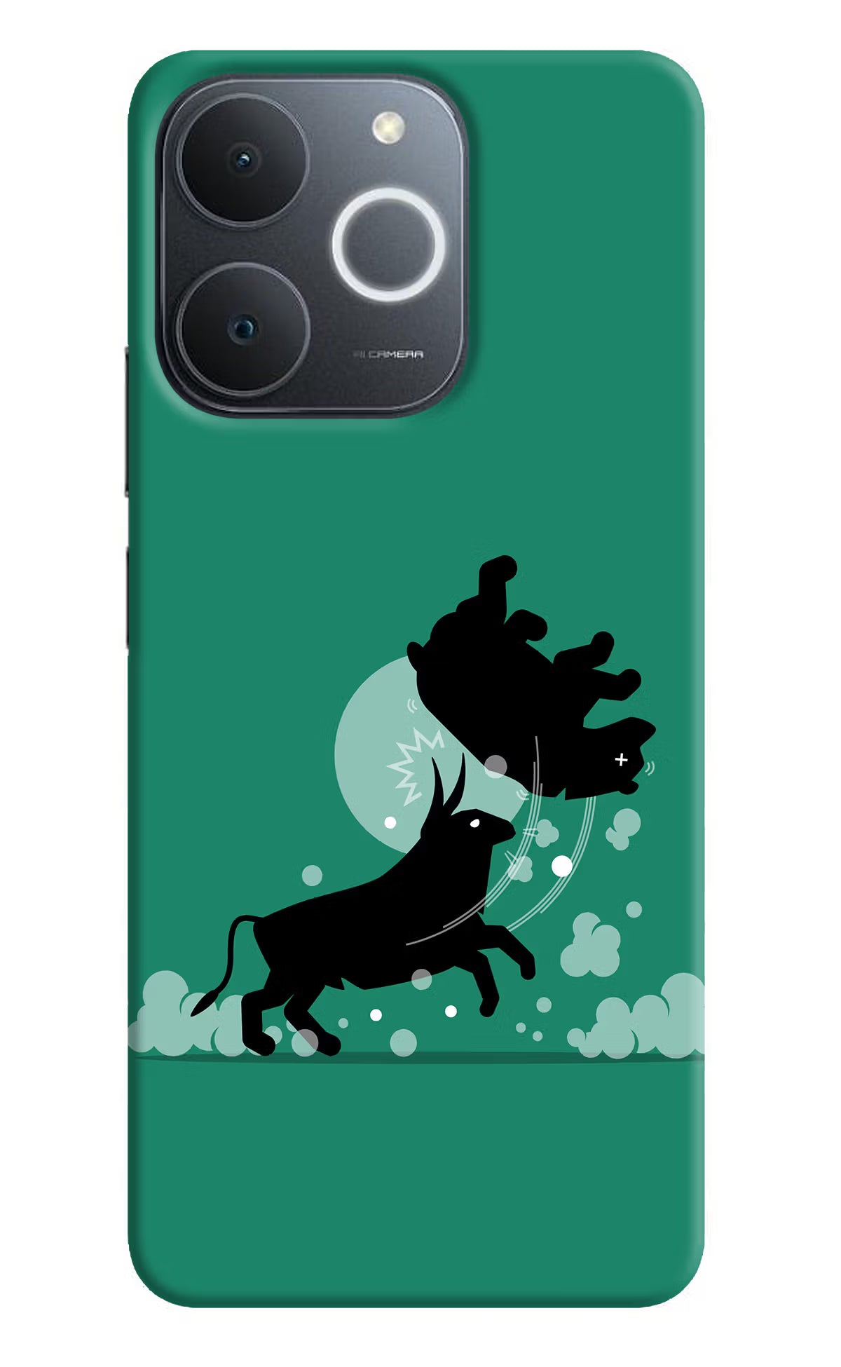 Bull Conqueror Realme Narzo 80 Lite 5G Back Cover