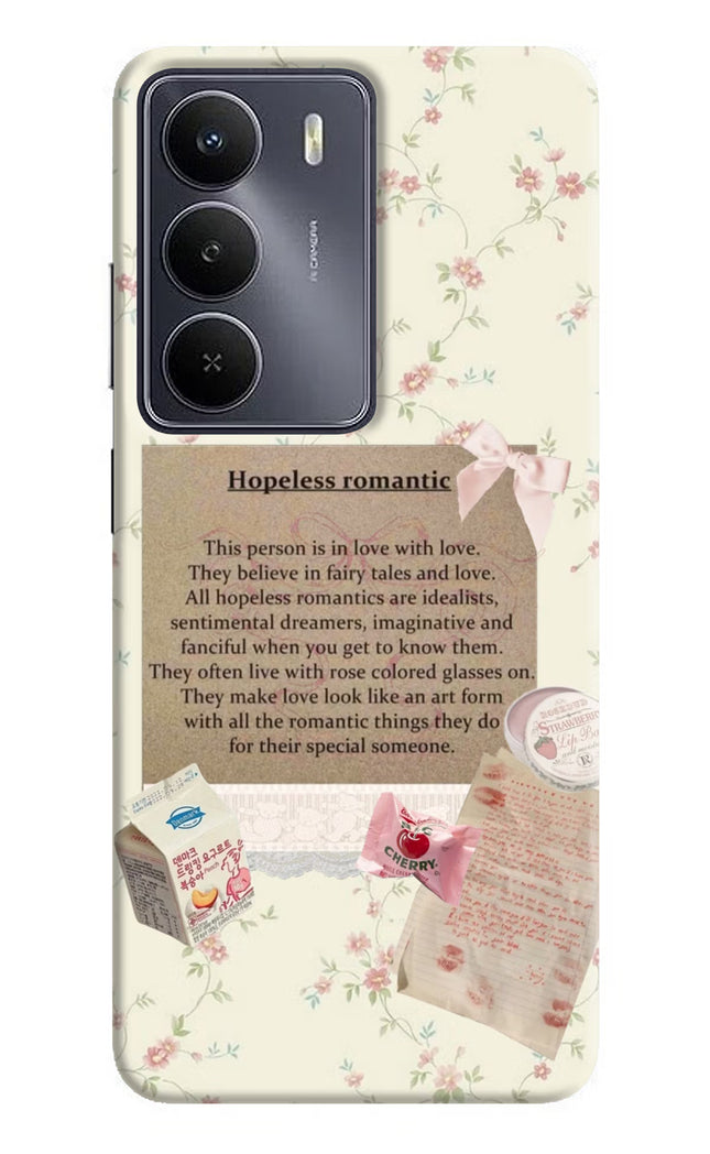 Hopeless Romantic Realme Narzo 80 Lite 5G Hard Case Back Cover by Casekaro