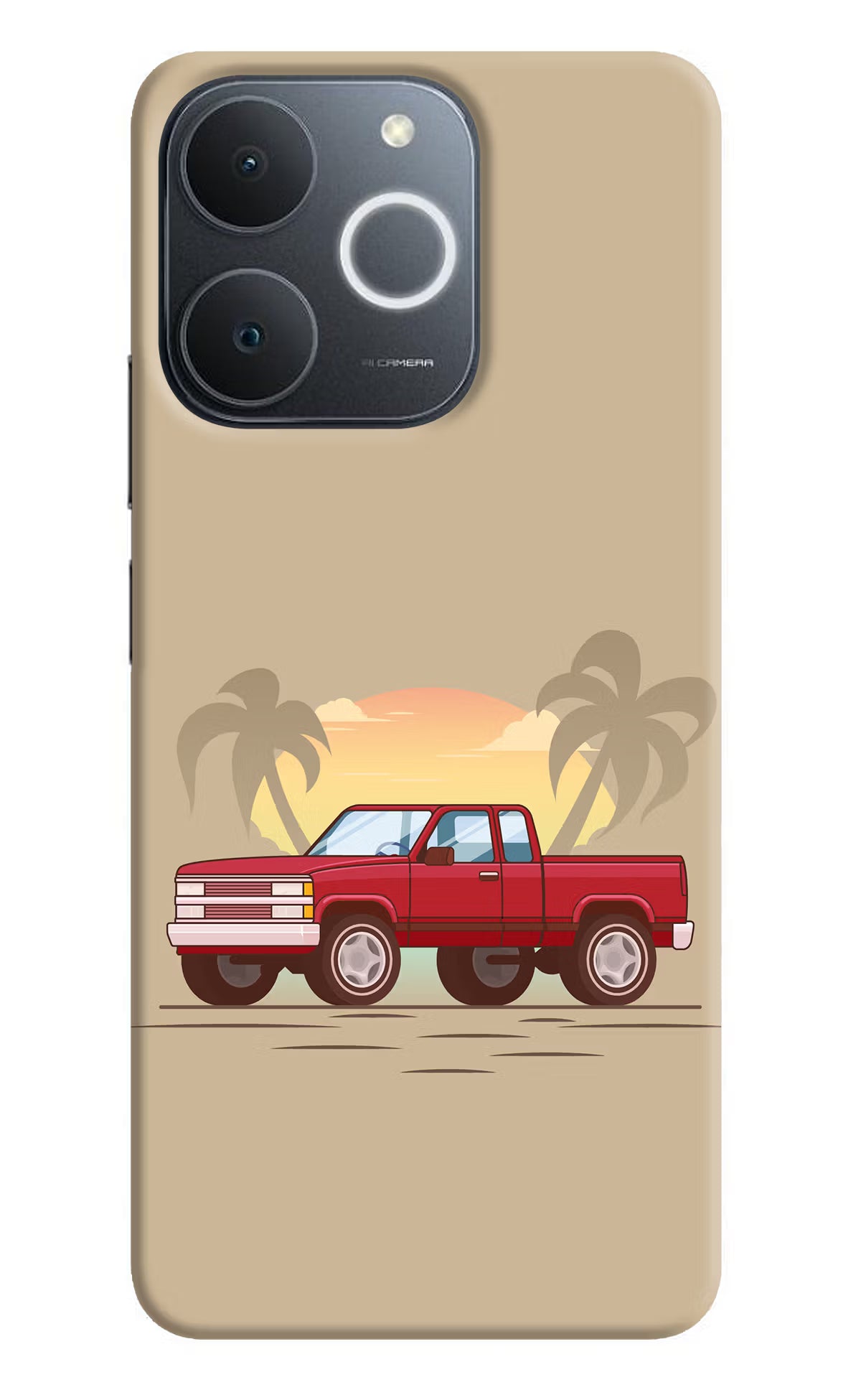 Desert Classic Drive Realme Narzo 80 Lite 5G Back Cover