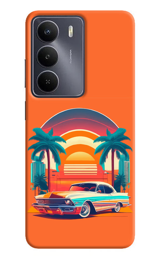 Palm Drive 80s Realme Narzo 80 Lite 5G Hard Case Back Cover by Casekaro