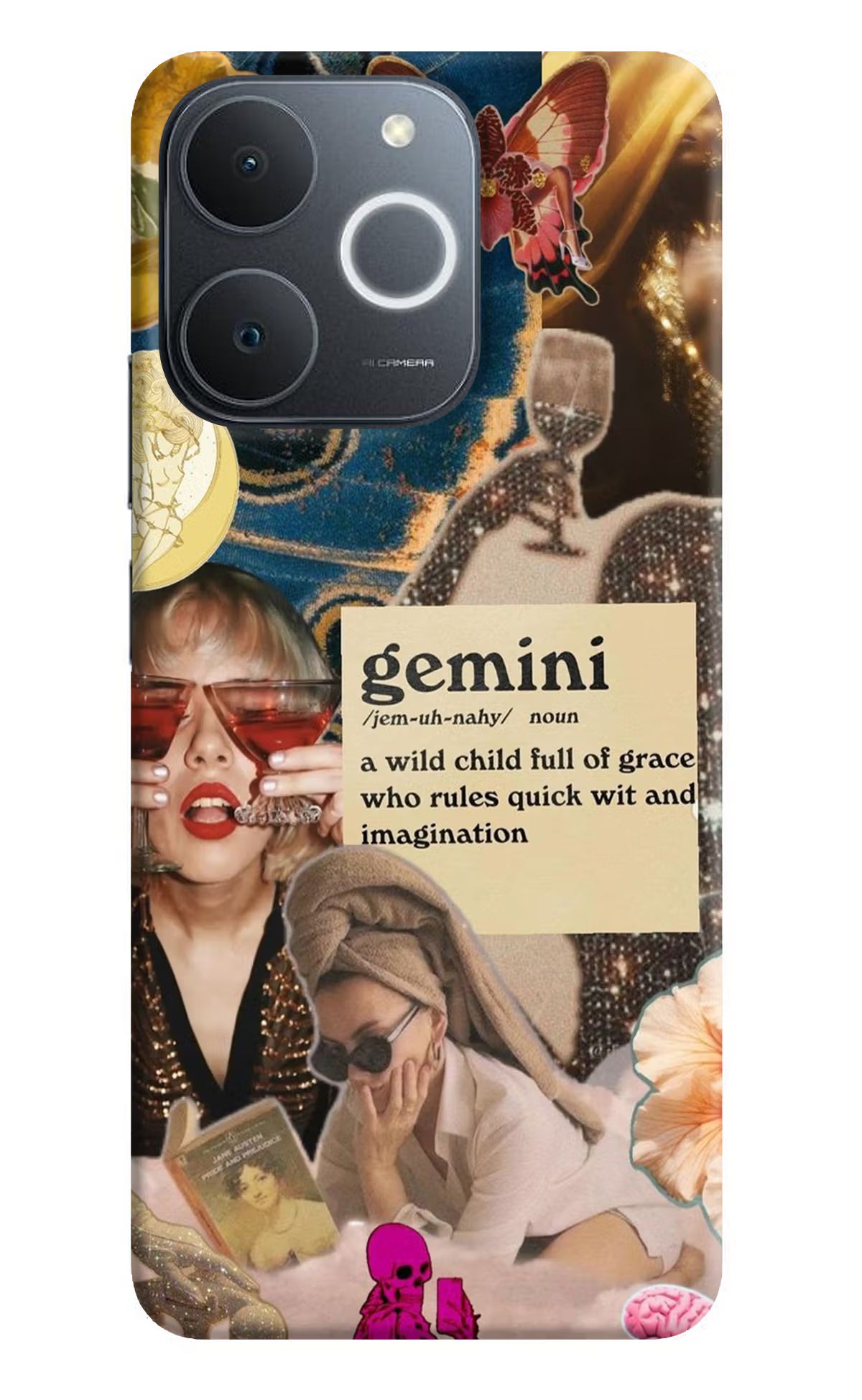 Gemini Zodiac Realme Narzo 80 Lite 5G Back Cover