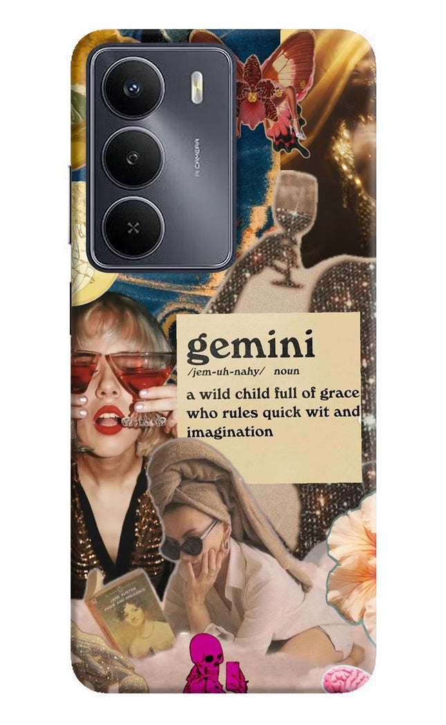 Gemini Zodiac Realme Narzo 80 Lite 5G Hard Case Back Cover by Casekaro