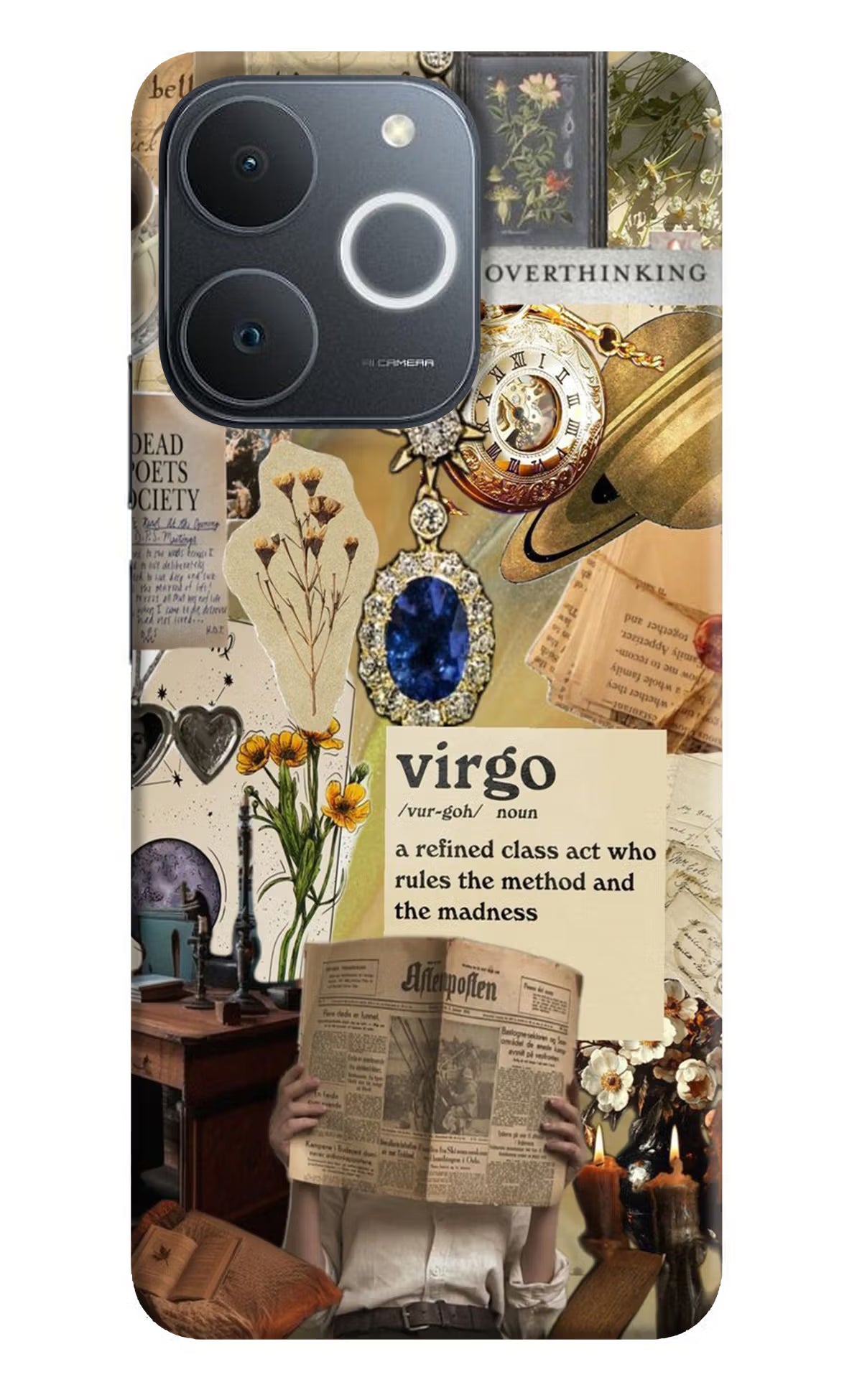 Virgo Zodiac Realme Narzo 80 Lite 5G Back Cover