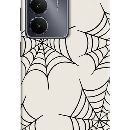Spider Web Realme Narzo 80 Lite 5G Hard Case Back Cover by Casekaro