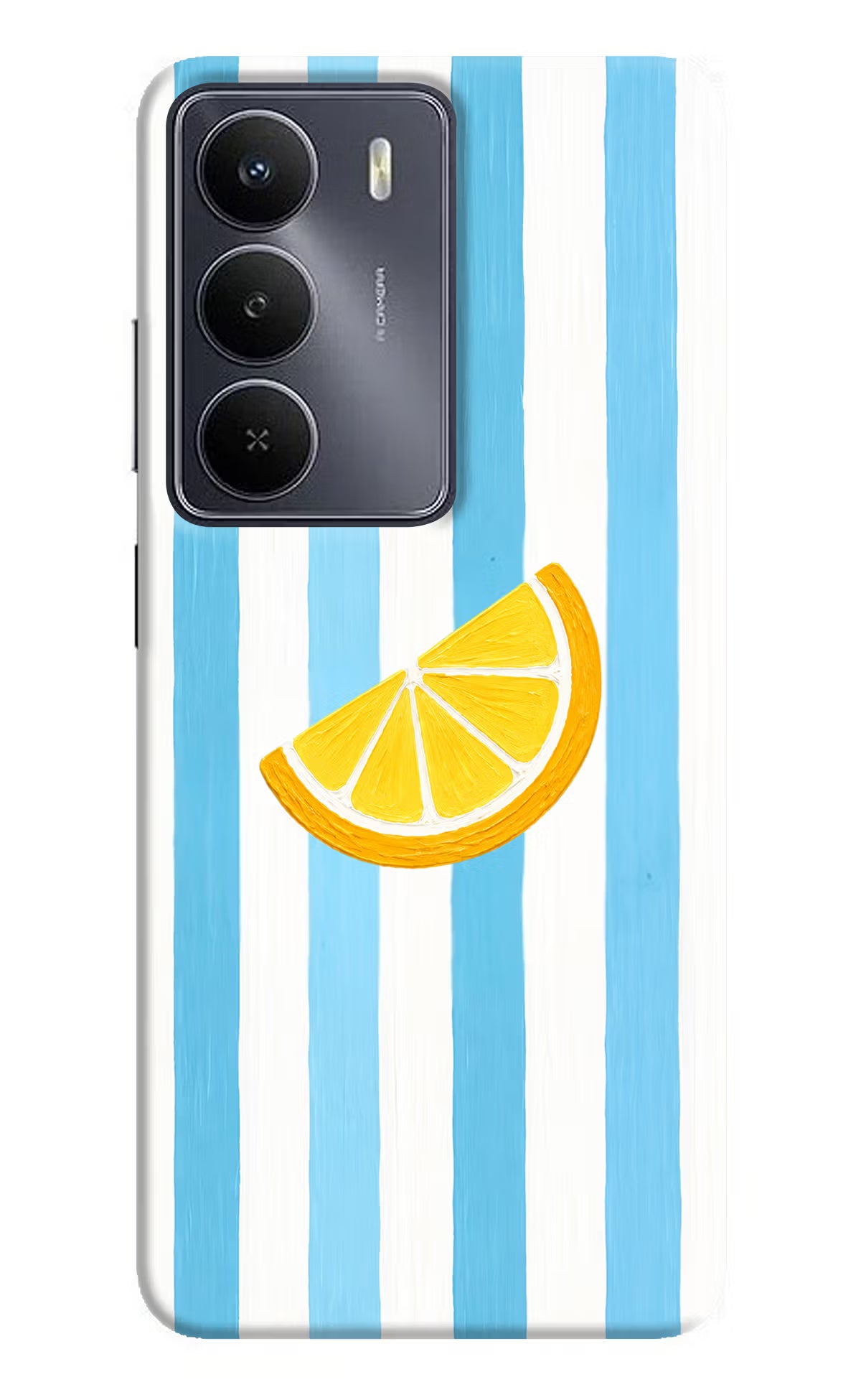 Summer Lemon Realme Narzo 80 Lite 5G Hard Case Back Cover by Casekaro