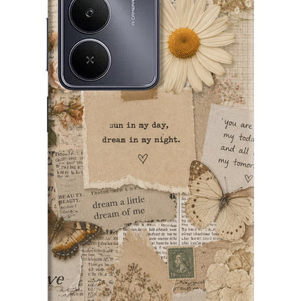 Vintage case Realme Narzo 80 Lite 5G Hard Case Back Cover by Casekaro
