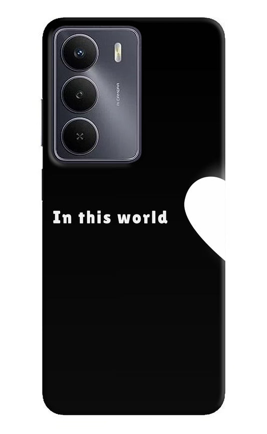 This World Realme Narzo 80 Lite 5G Hard Case Back Cover by Casekaro