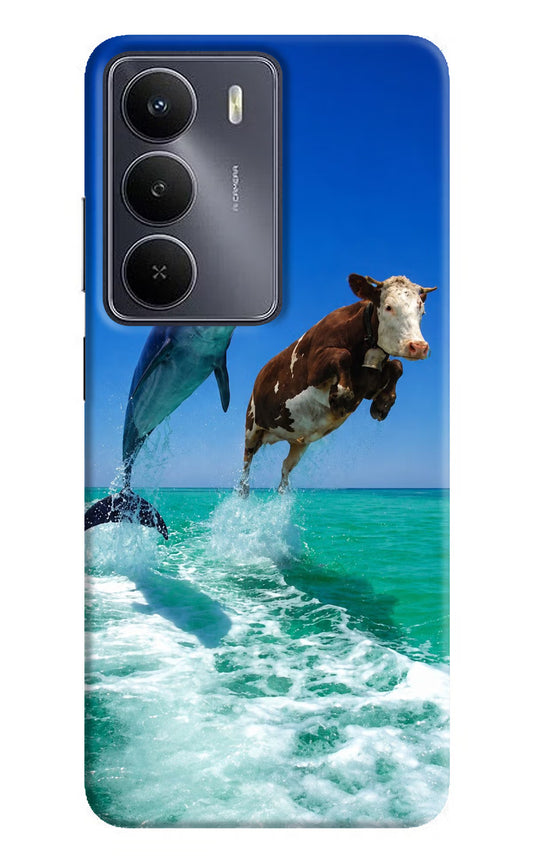 Dolphin vs Cow Realme Narzo 80 Lite 5G Hard Case Back Cover by Casekaro