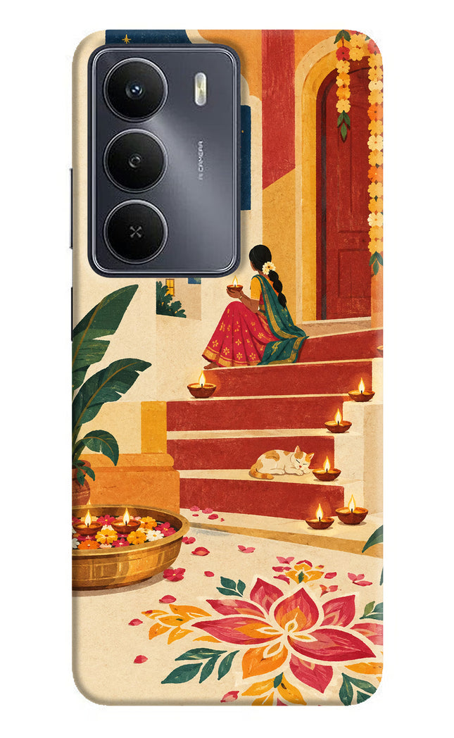 Diwali Rangoli Realme Narzo 80 Lite 5G Hard Case Back Cover by Casekaro