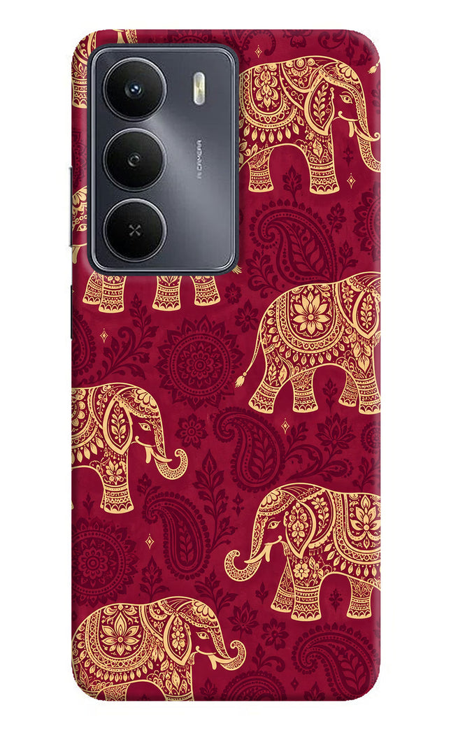 Maroon Elephant Realme Narzo 80 Lite 5G Hard Case Back Cover by Casekaro