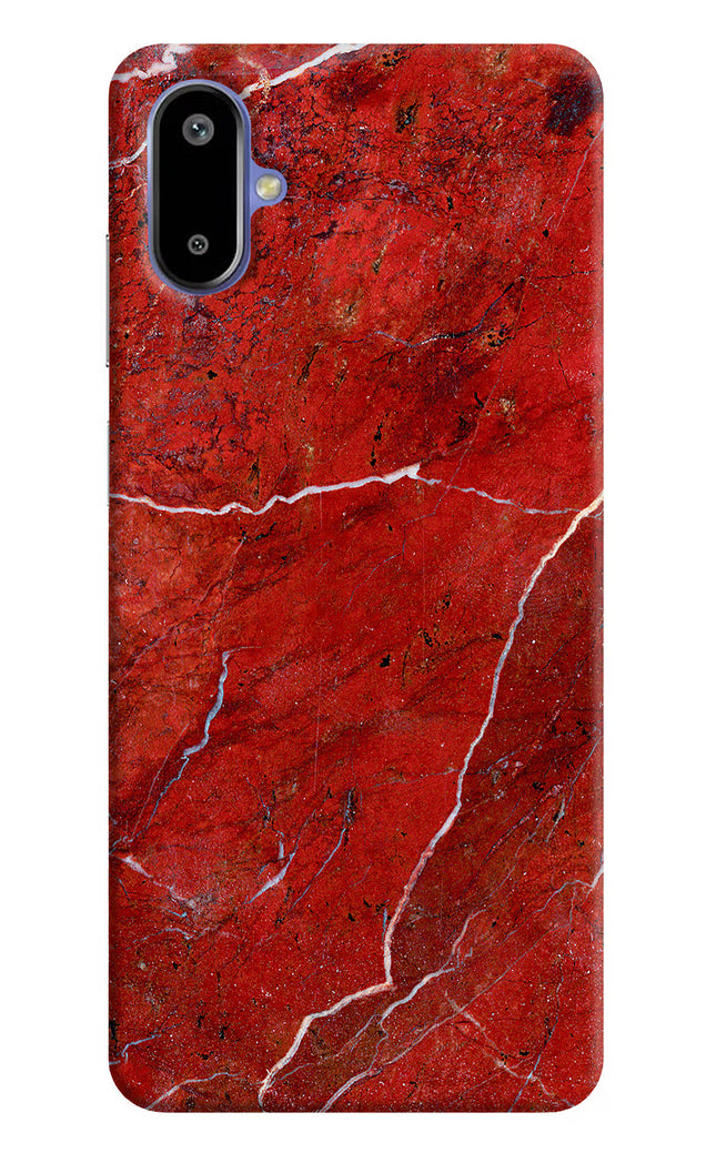 Red Marble Design Samsung F06 5G Back Cover