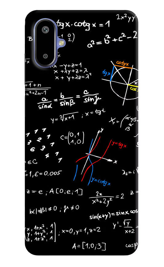 Mathematics Formula Samsung F06 5G Back Cover