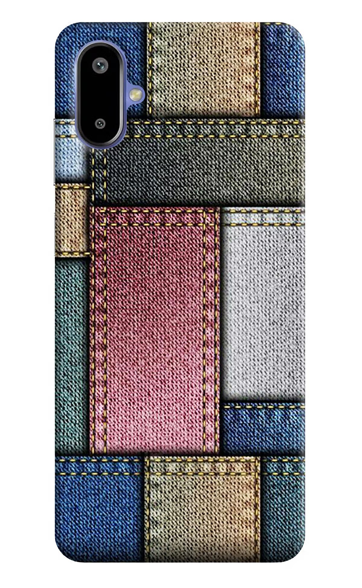Multicolor Jeans Samsung F06 5G Back Cover