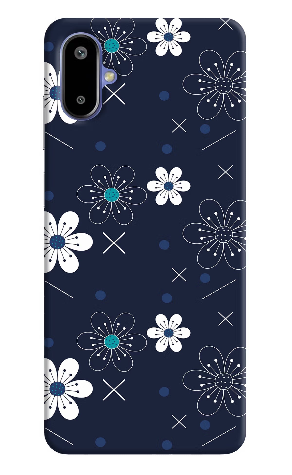 Flowers Samsung F06 5G Back Cover