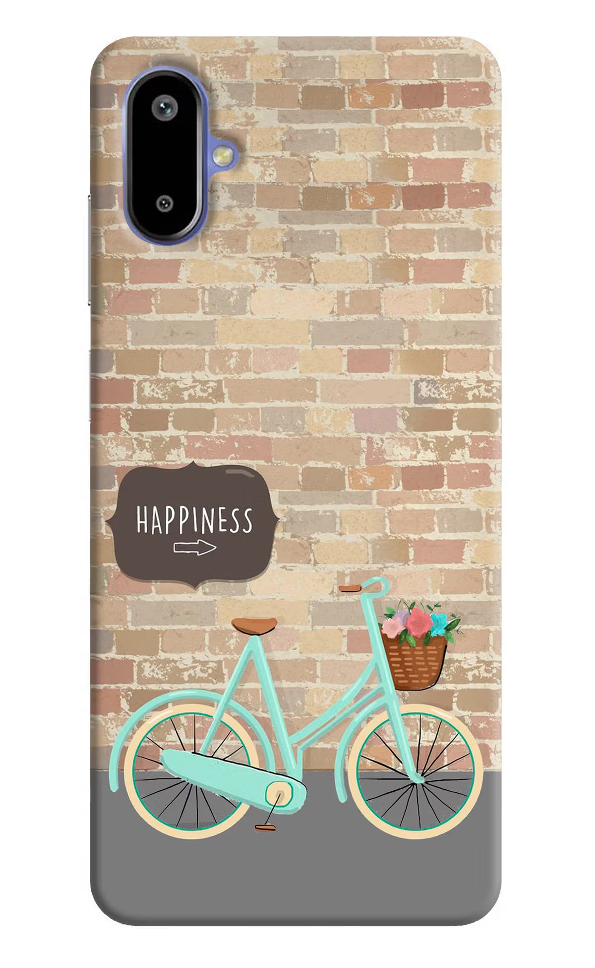 Happiness Artwork Samsung F06 5G Back Cover