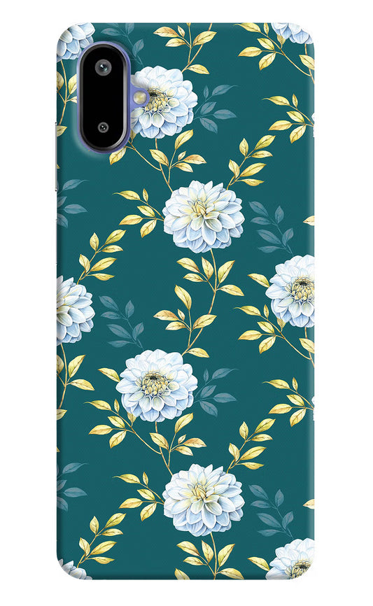 Flowers Samsung F06 5G Back Cover