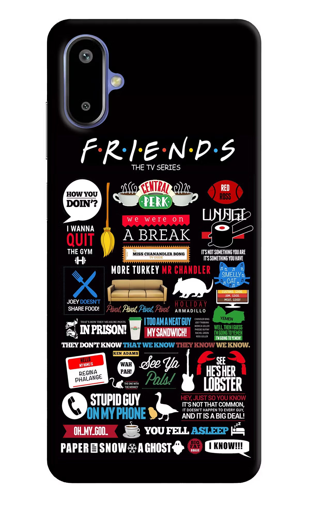 FRIENDS Samsung F06 5G Back Cover