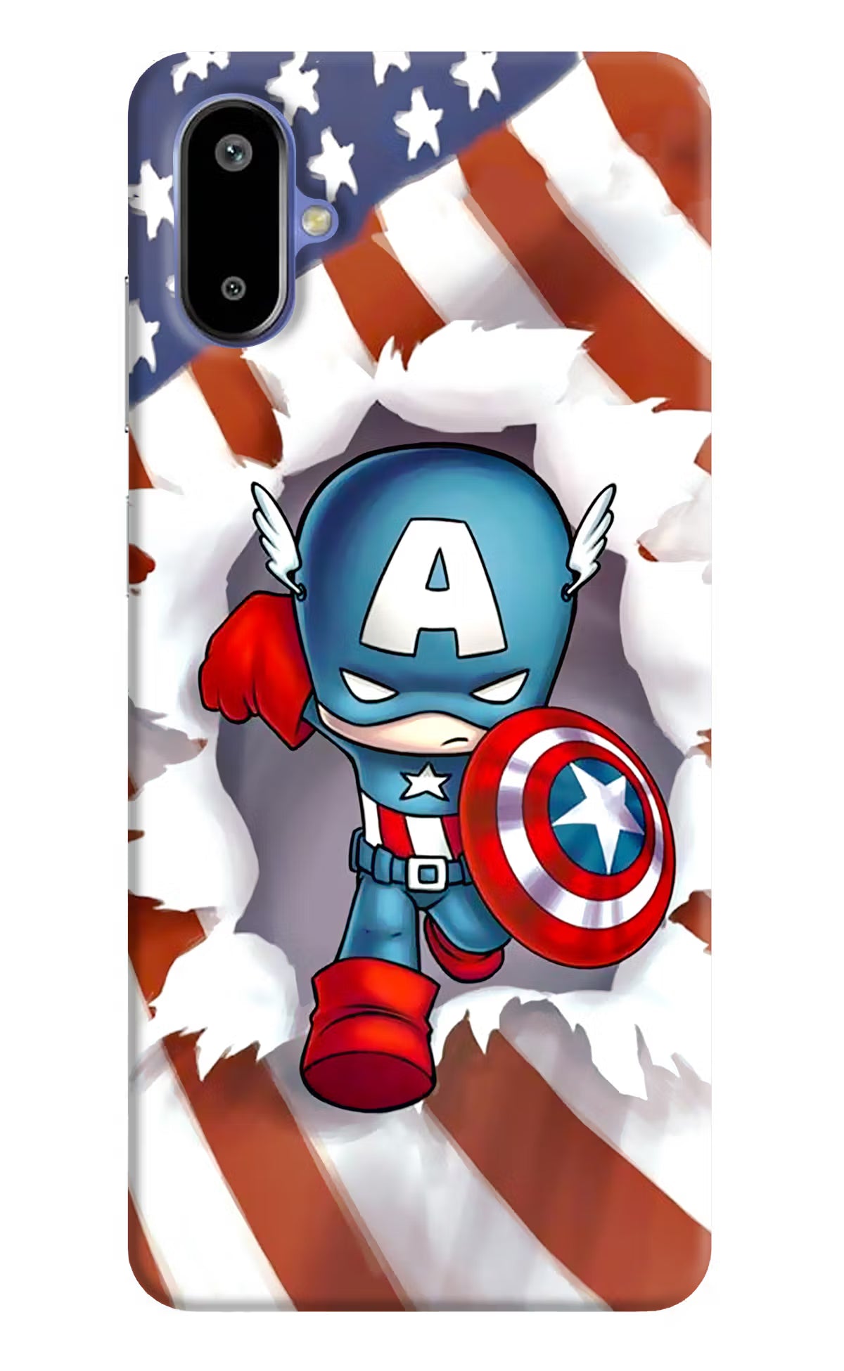 Captain America Samsung F06 5G Back Cover