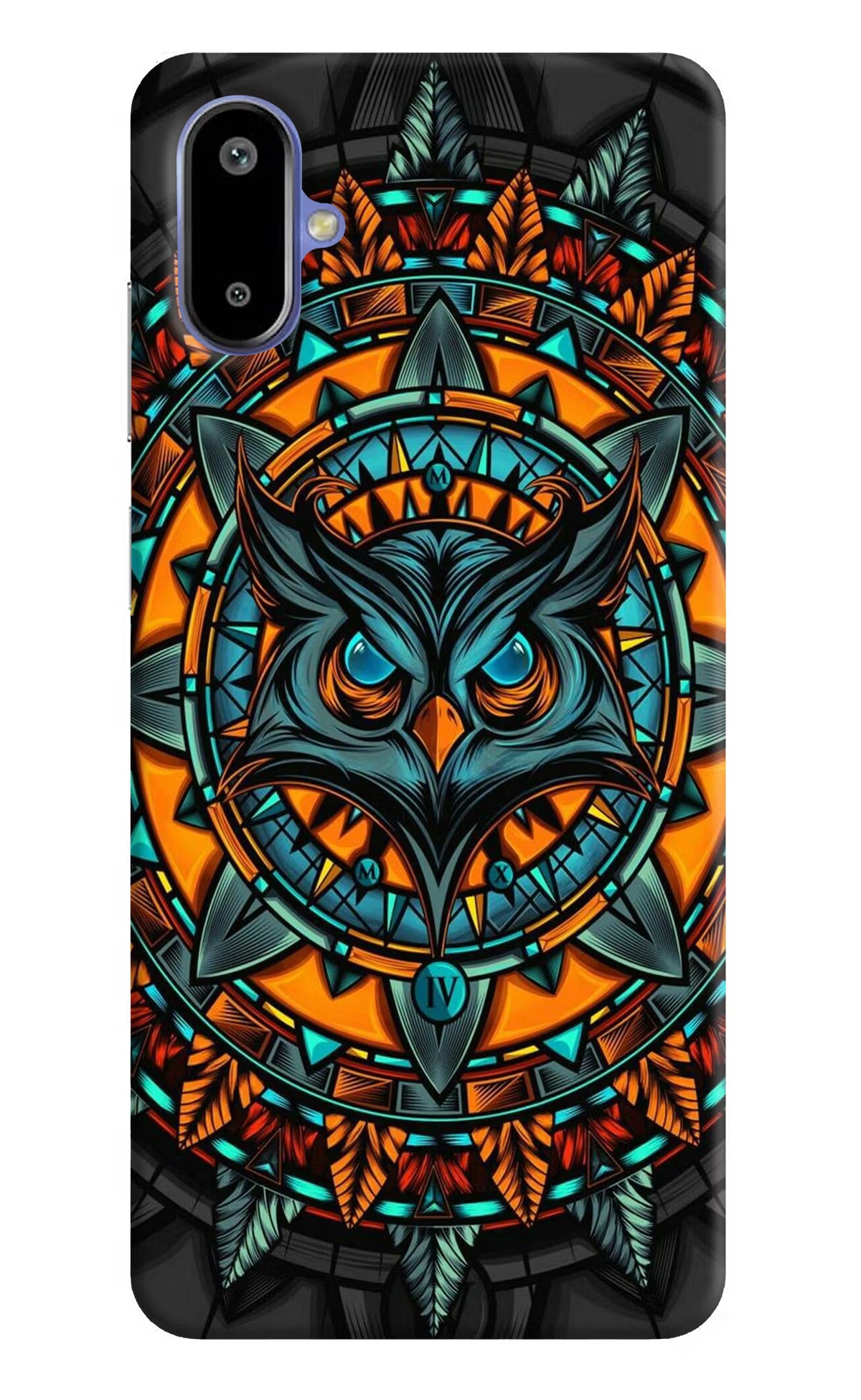 Angry Owl Art Samsung F06 5G Back Cover