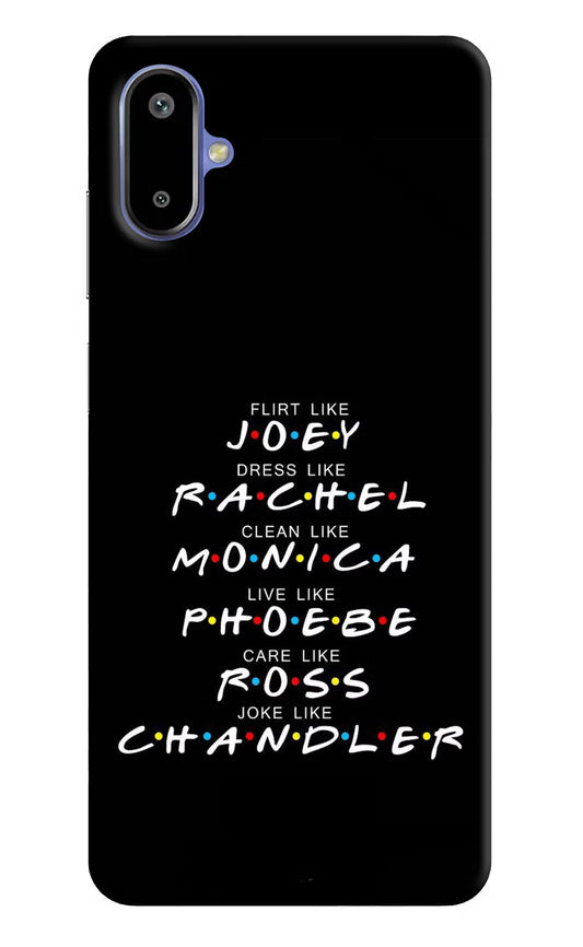 FRIENDS Character Samsung F06 5G Back Cover