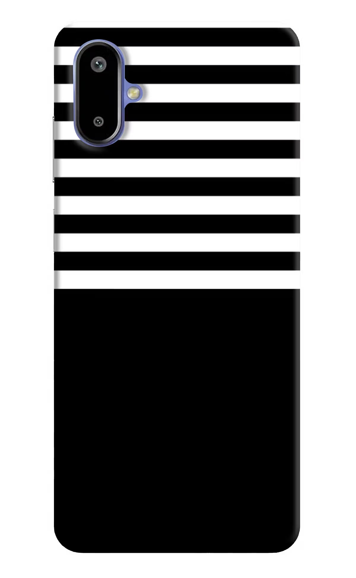 Black and White Print Samsung F06 5G Back Cover