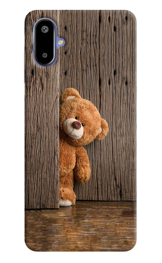 Teddy Wooden Samsung F06 5G Back Cover