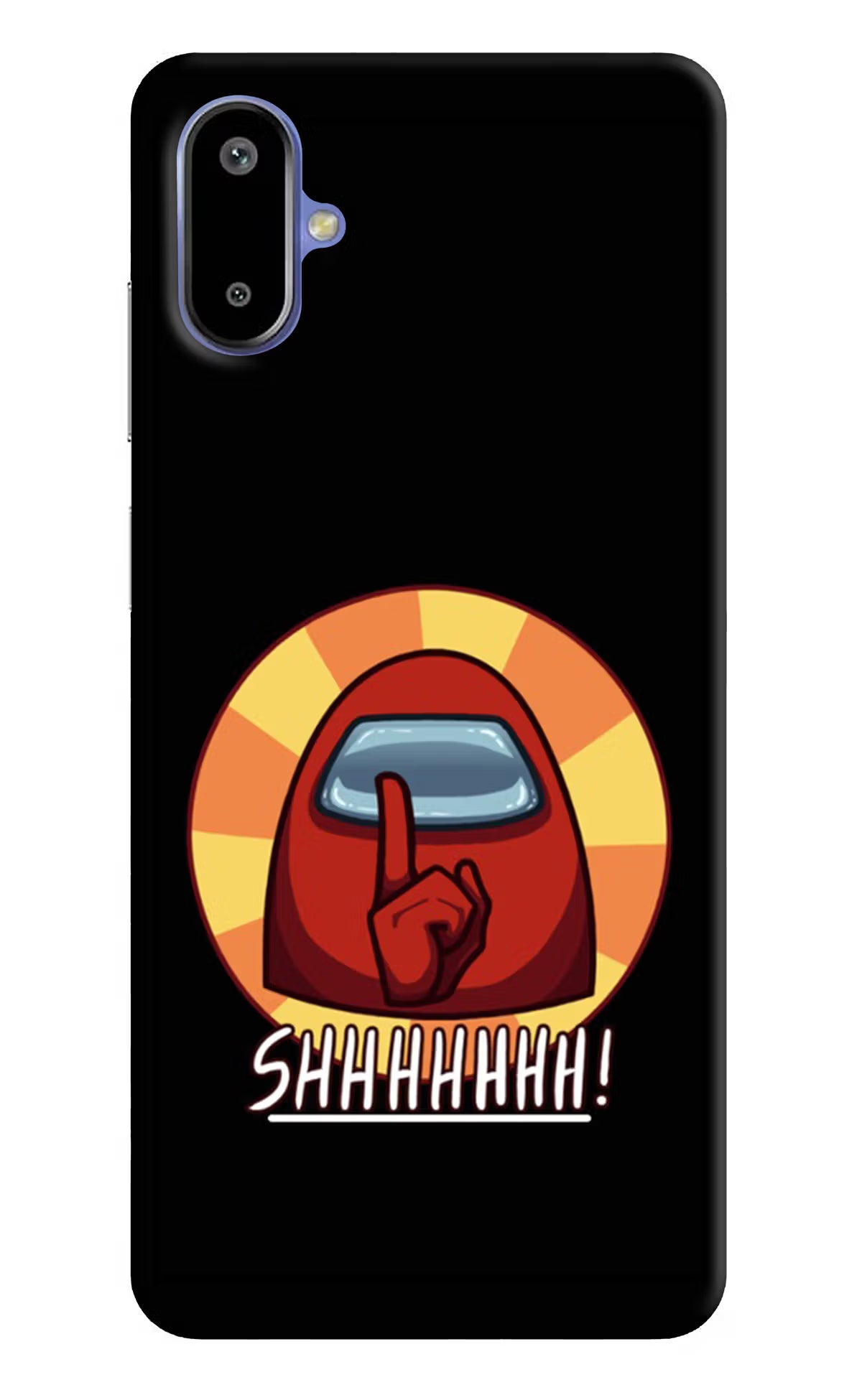 Among Us Shhh! Samsung F06 5G Back Cover