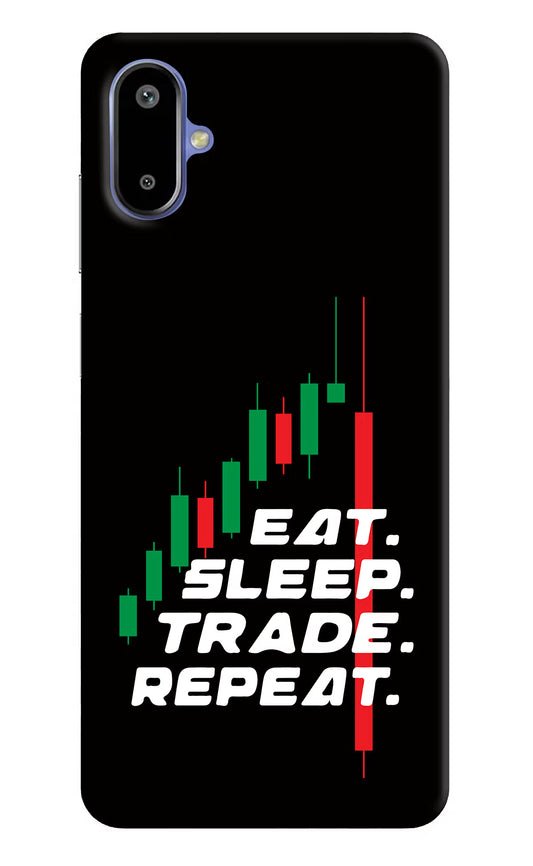 Eat Sleep Trade Repeat Samsung F06 5G Back Cover