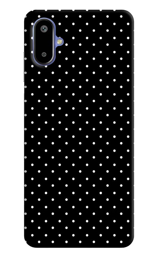 White Dots Samsung F06 5G Back Cover