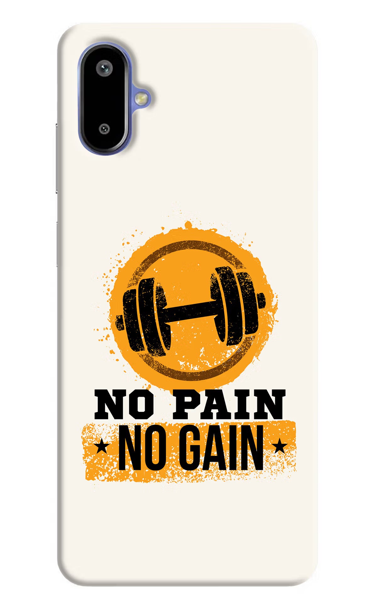 No Pain No Gain Samsung F06 5G Back Cover