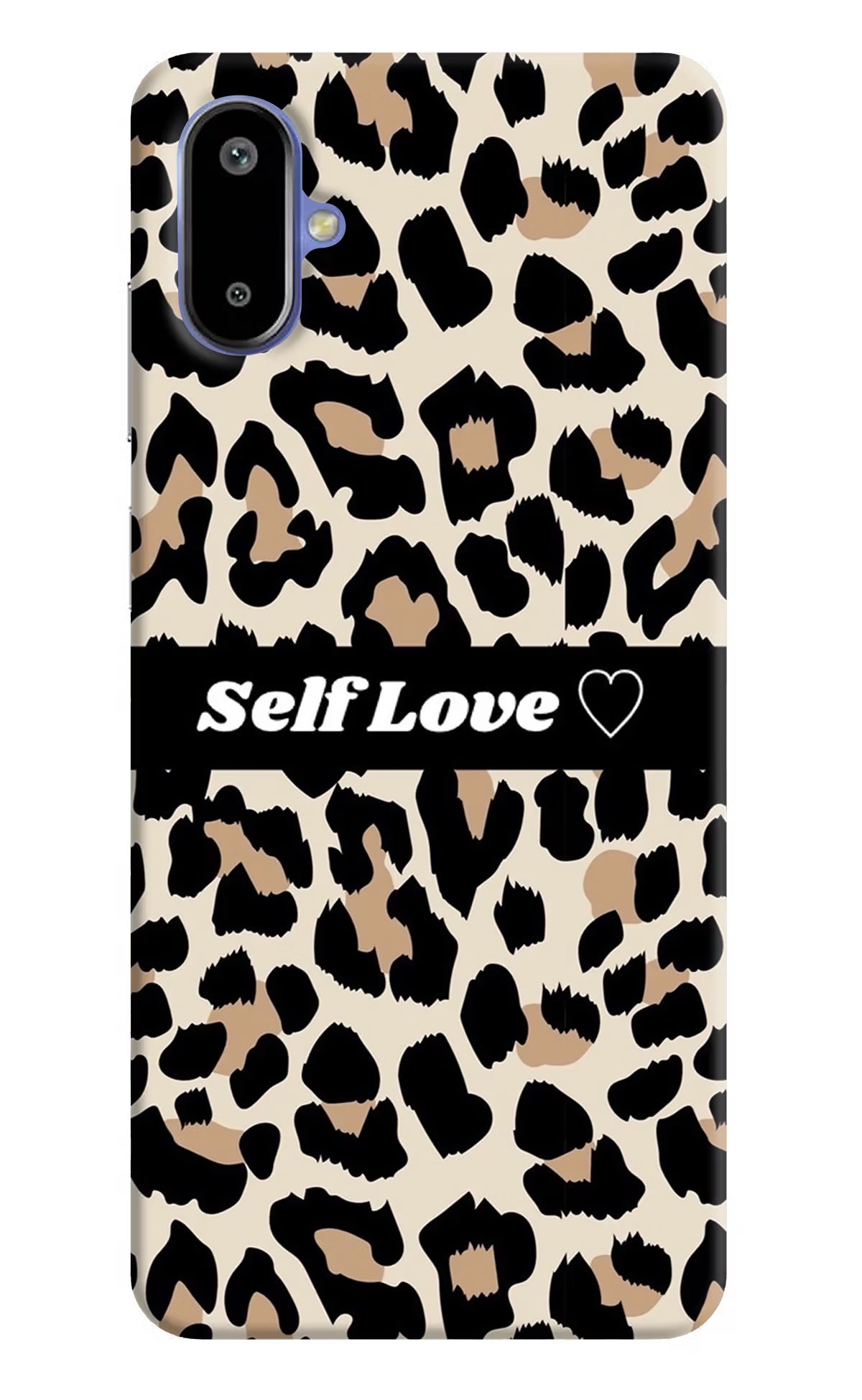 Leopard Print Self Love Samsung F06 5G Back Cover
