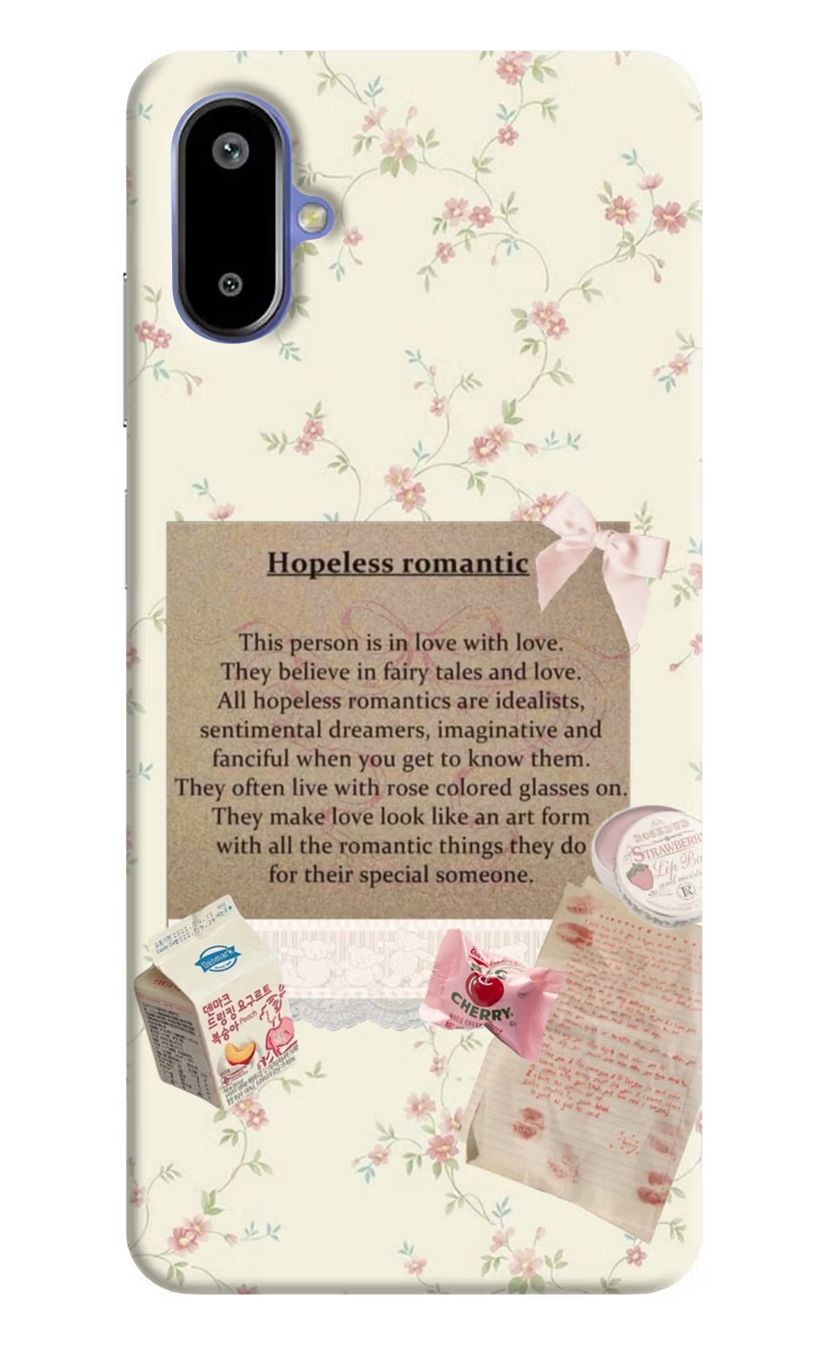 Hopeless Romantic Samsung F06 5G Back Cover