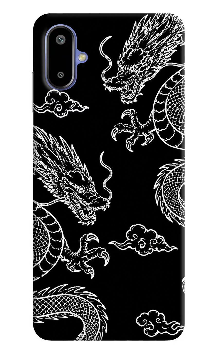 Twin Dragons Samsung F06 5G Back Cover, Hard case