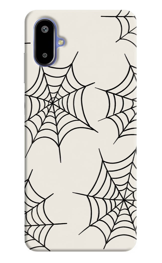 Spider Web Samsung F06 5G Hard Case Back Cover by Casekaro